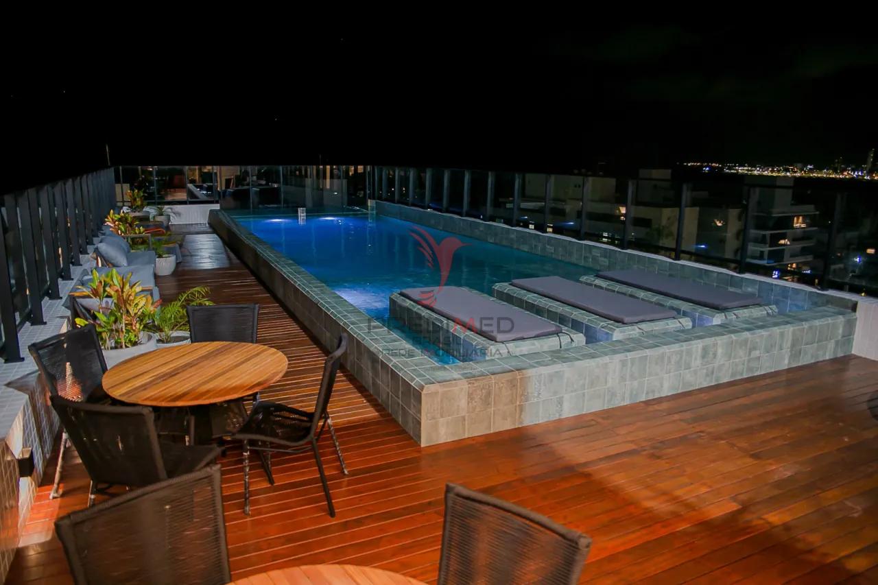 Apartamento Flat Garden 50m da praia Jardim Oceania Avenida Governador Argemiro de Figueiredo João Pessoa - 