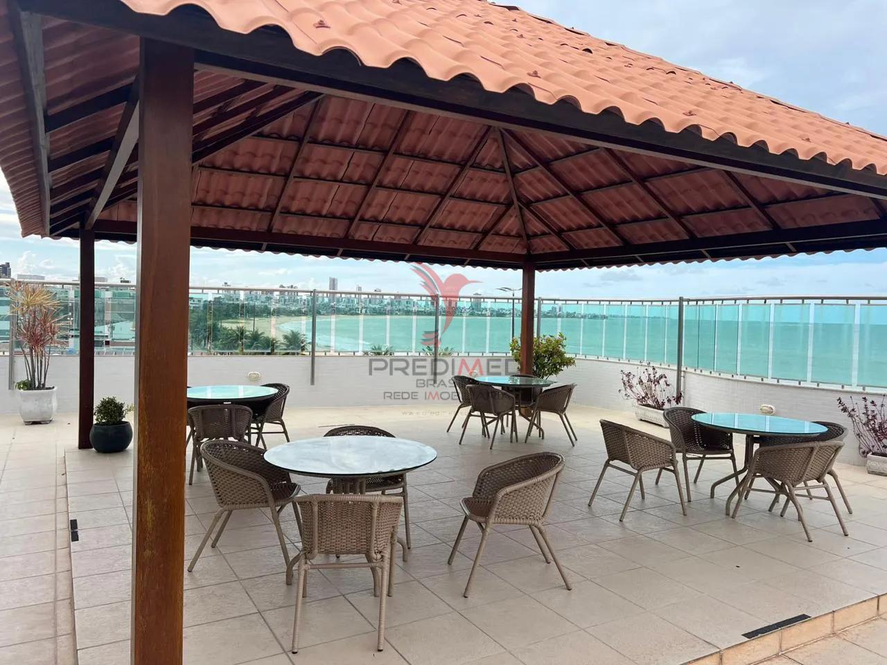 Apartamento um quarto vista mar Mana&iacute;ra Avenida João Maurício João Pessoa - 