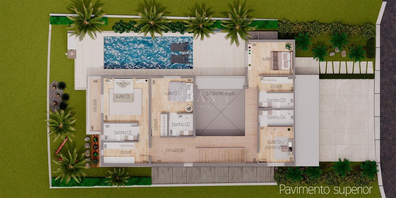 Casa com 4 dormitórios à venda, 358 m² - Alphaville Nova Esplanada III - Votorantim - SP Alameda Nova Zelândia Votorantim - 