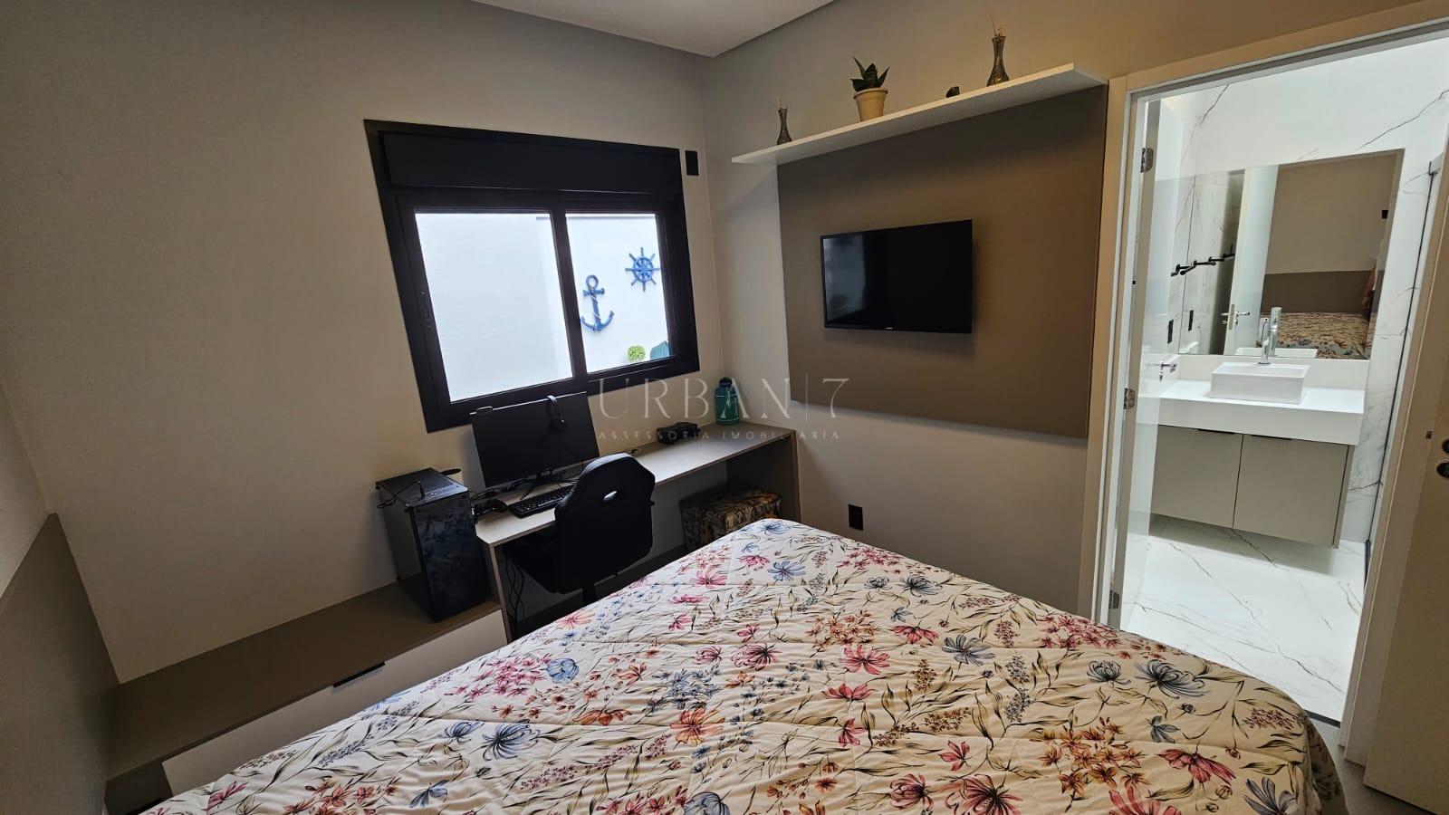 Casa com 3 dormit&oacute;rios &agrave; venda,179 m&sup2; - Condom&iacute;nio Via Reggio - Sorocaba -  SP Avenida São Paulo Sorocaba - 