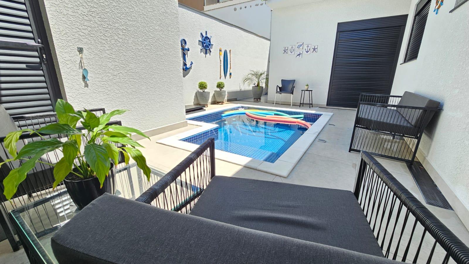 Casa com 3 dormit&oacute;rios &agrave; venda,179 m&sup2; - Condom&iacute;nio Via Reggio - Sorocaba -  SP Avenida São Paulo Sorocaba - 