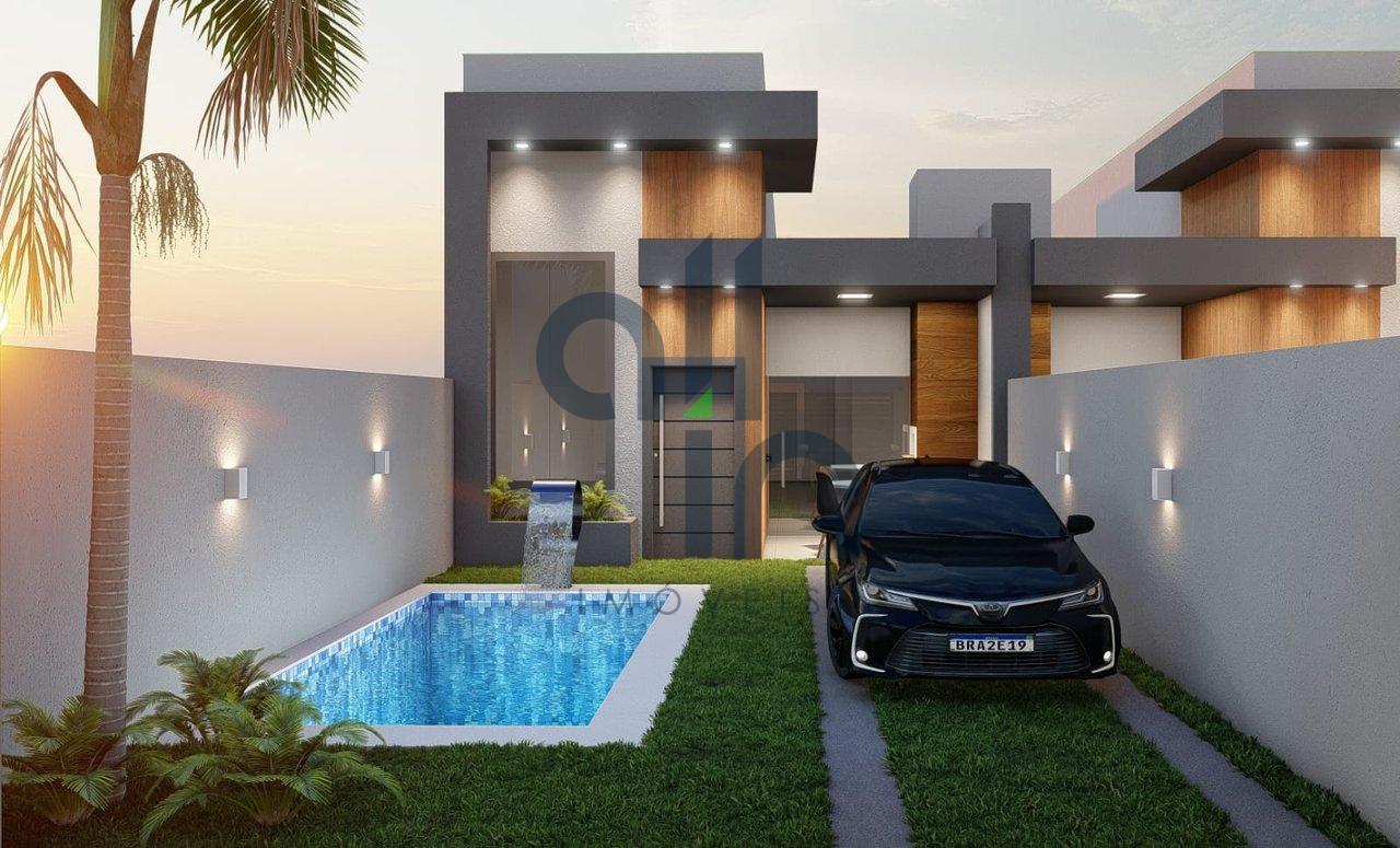 Linda casa com pé direito alto, na praia do Grant - Barra Velha - 