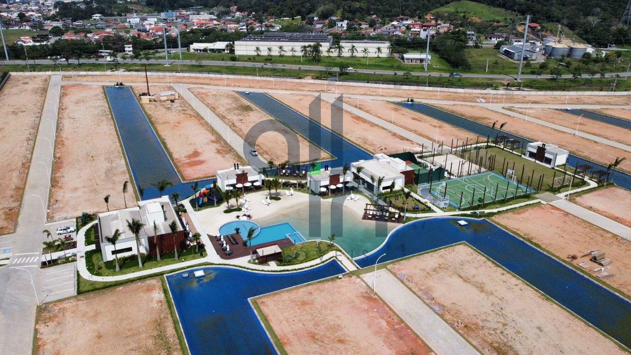 Terreno no Blue Condomínio Clube Rodovia SC 407 Biguaçu - 