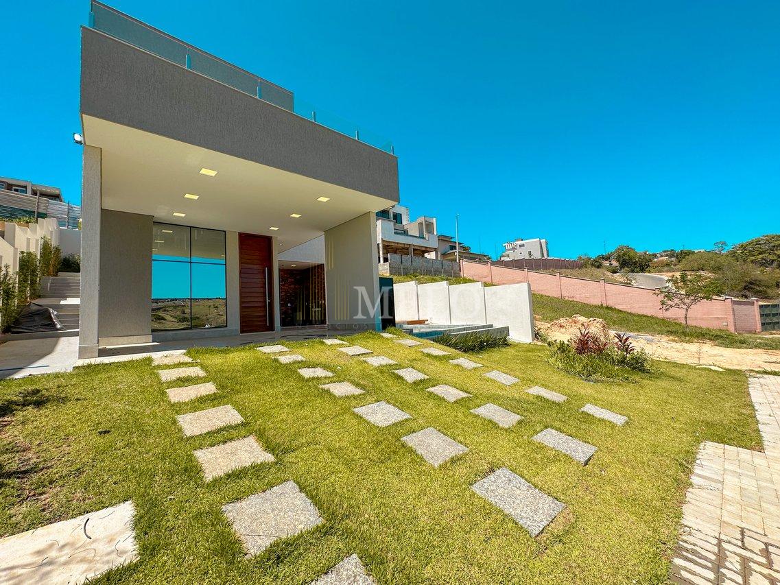 Espetacular casa com piscina no Alphaville Vespasiano à venda por R$ 2.650.000,00 - Vespasiano - 