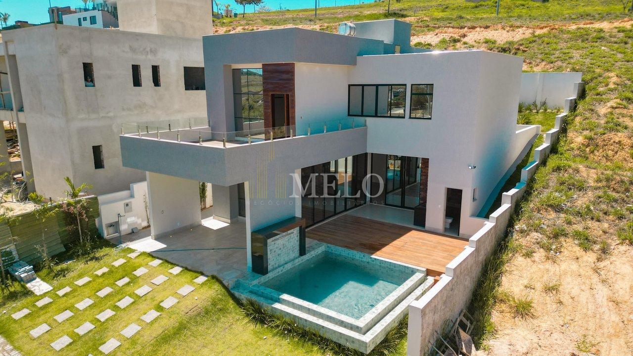 Espetacular casa com piscina no Alphaville Vespasiano à venda por R$ 2.650.000,00 - Vespasiano - 