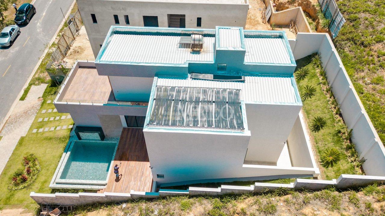 Espetacular casa com piscina no Alphaville Vespasiano à venda por R$ 2.650.000,00 - Vespasiano - 