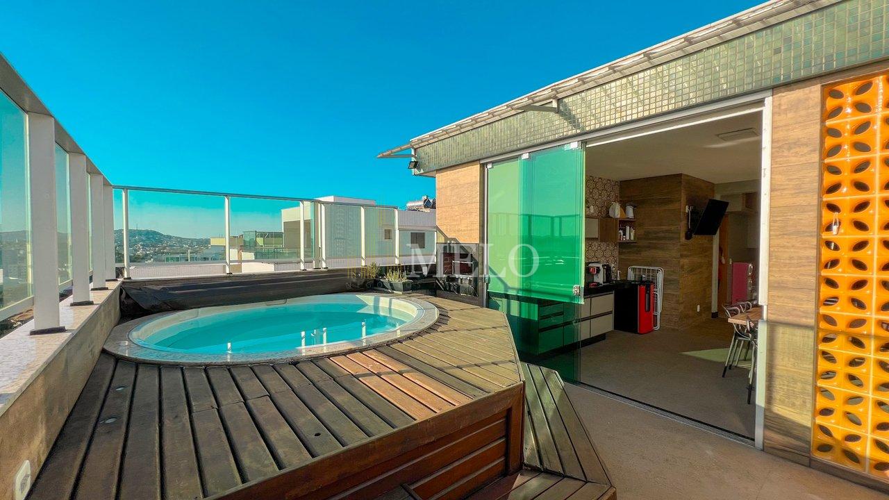 Excelente cobertura  à venda no bairro Itapoã por R$ 1.290.000,00 - Belo Horizonte - 