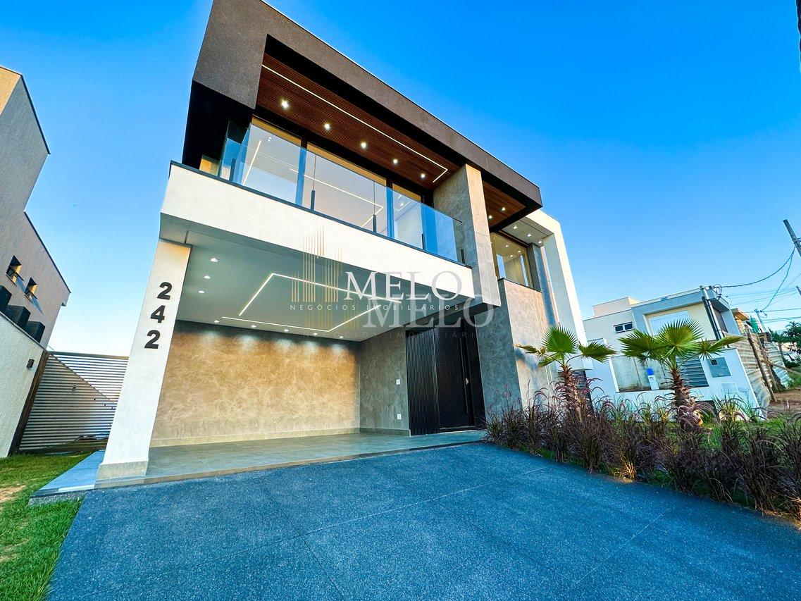 Belíssima  casa em Condomínio no  Gran Park à venda por R$2.490.000,00 - Vespasiano - 
