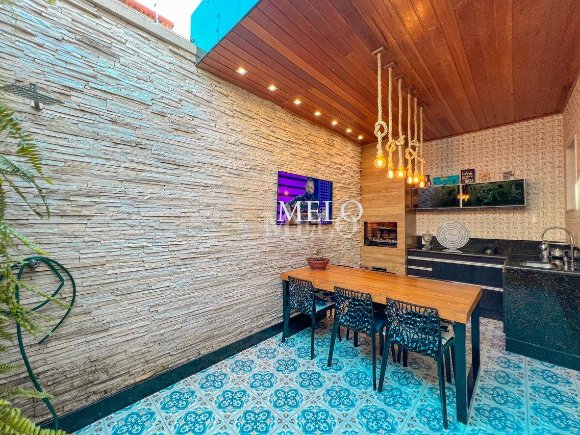 Belíssima casa com espaço gourmet à venda no Castelo R$ 1.290.000,00! - Belo Horizonte - 