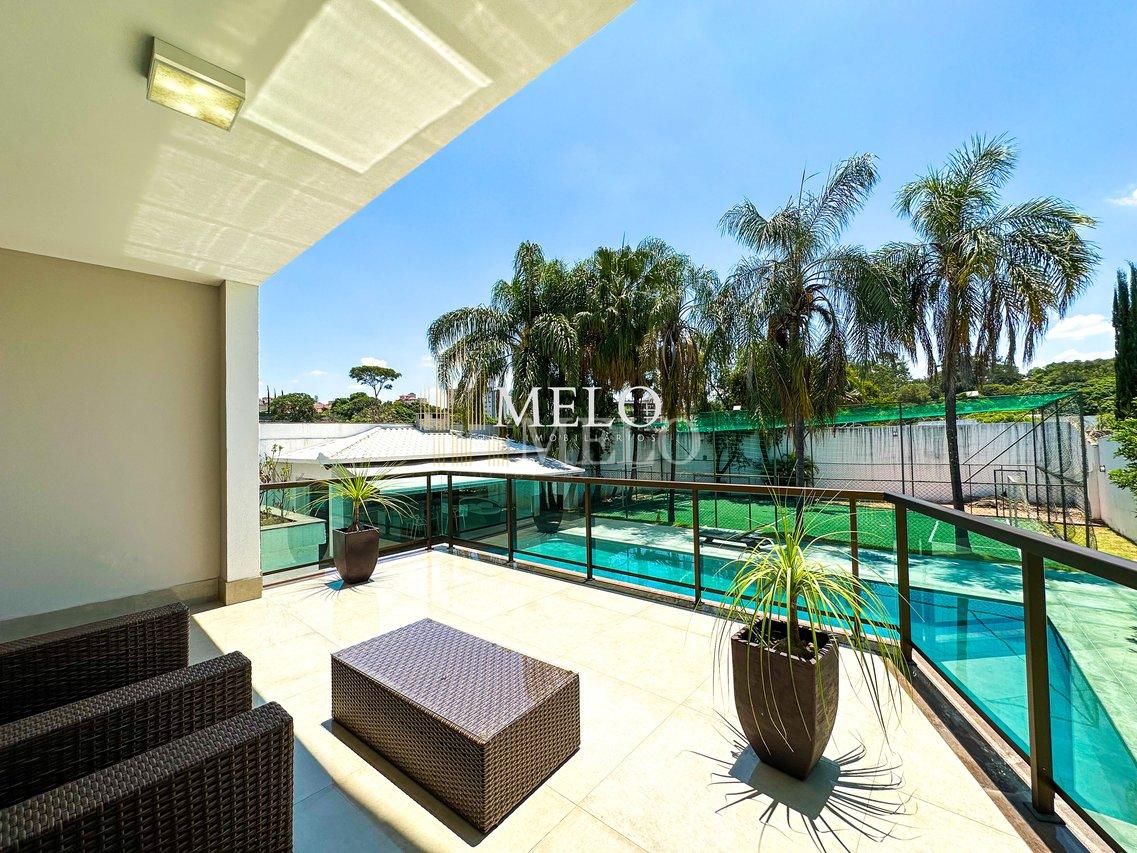 Belíssima casa mobiliada com piscina para locação no Bairro São Luiz por R$25.000,00 - Belo Horizonte - 