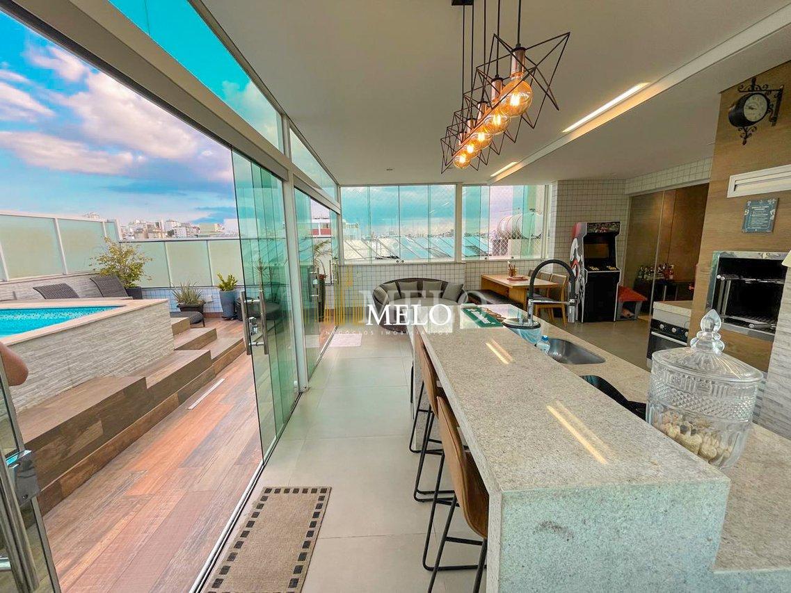 Excelente Cobertura no Castelo à venda por R$2.410.000,00 - Belo Horizonte - 