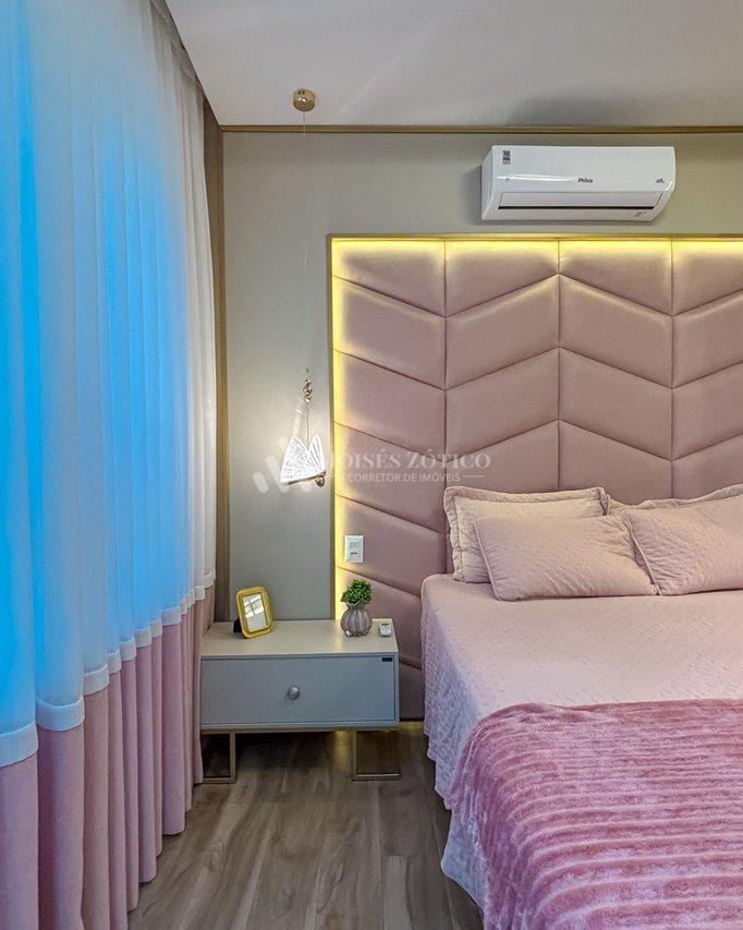 Apartamento finamente mobiliado com vista para o mar Rua 123 Itapema - 