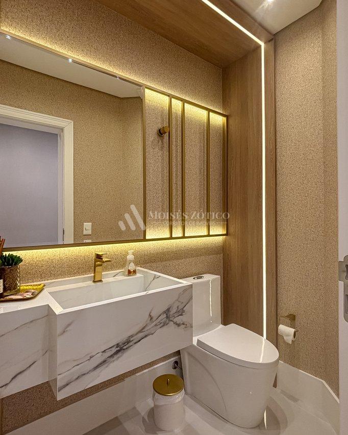 Apartamento finamente mobiliado com vista para o mar Rua 123 Itapema - 