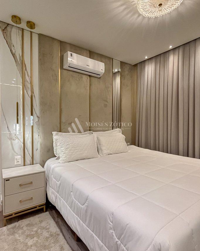 Apartamento finamente mobiliado com vista para o mar Rua 123 Itapema - 