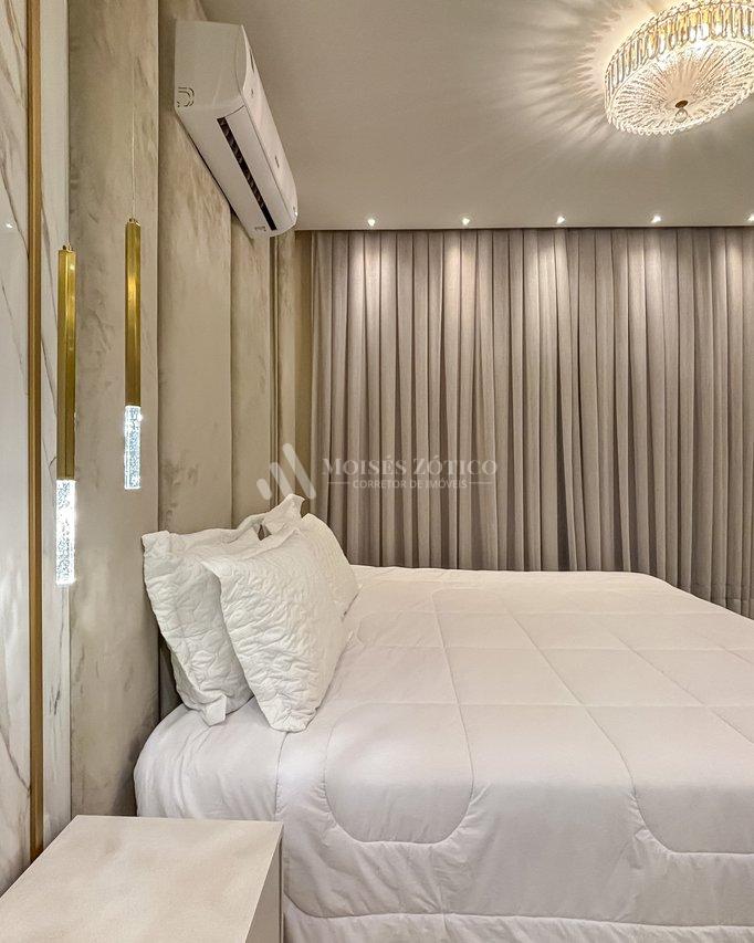 Apartamento finamente mobiliado com vista para o mar Rua 123 Itapema - 