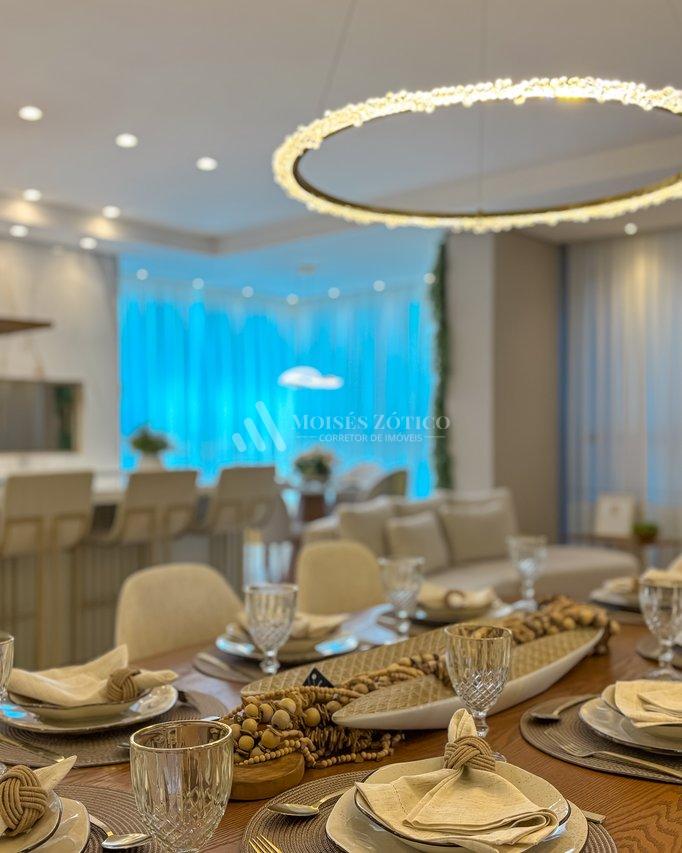 Apartamento finamente mobiliado com vista para o mar Rua 123 Itapema - 