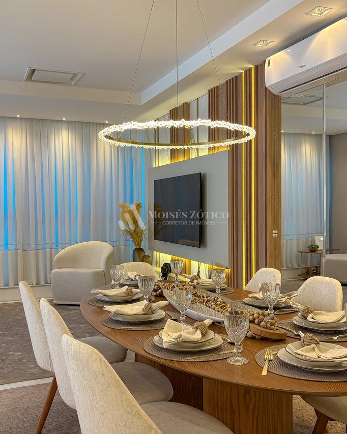 Apartamento finamente mobiliado com vista para o mar Rua 123 Itapema - 