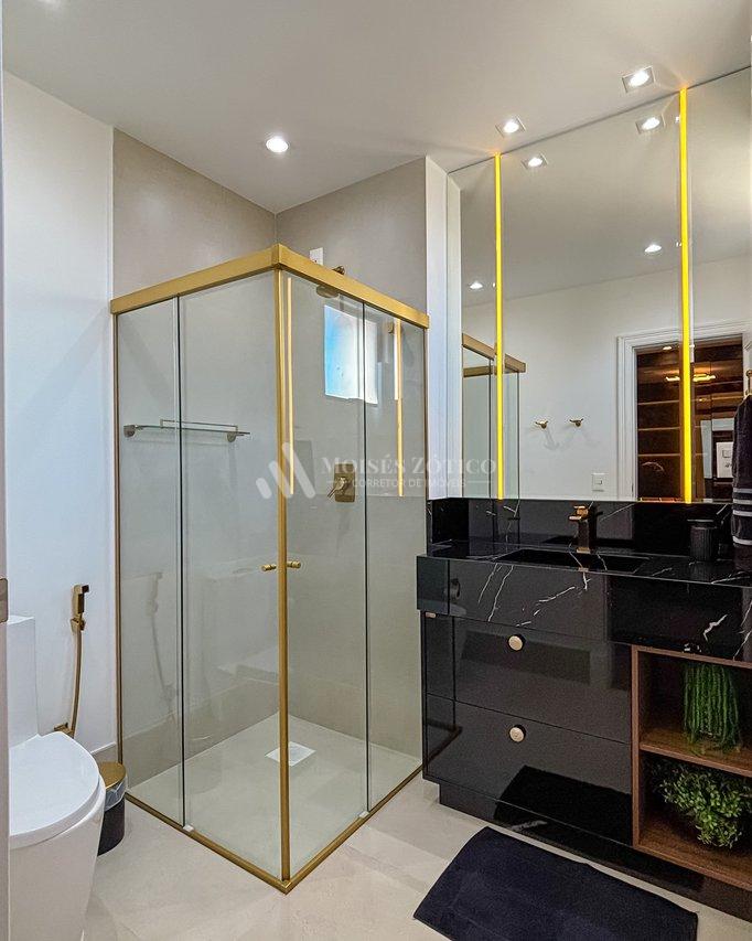 Apartamento finamente mobiliado com vista para o mar Rua 123 Itapema - 