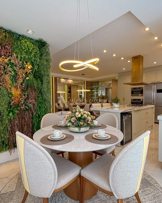Apartamento finamente mobiliado com vista para o mar Rua 123 Itapema - 