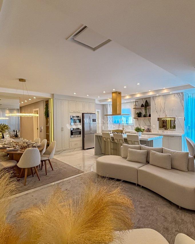 Apartamento finamente mobiliado com vista para o mar Rua 123 Itapema - 