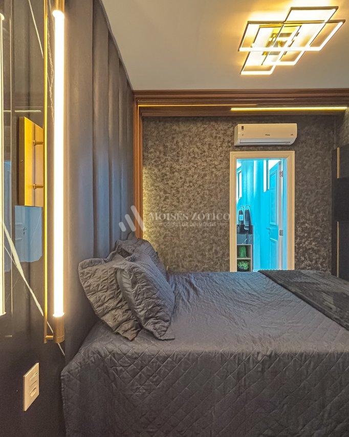 Apartamento finamente mobiliado com vista para o mar Rua 123 Itapema - 