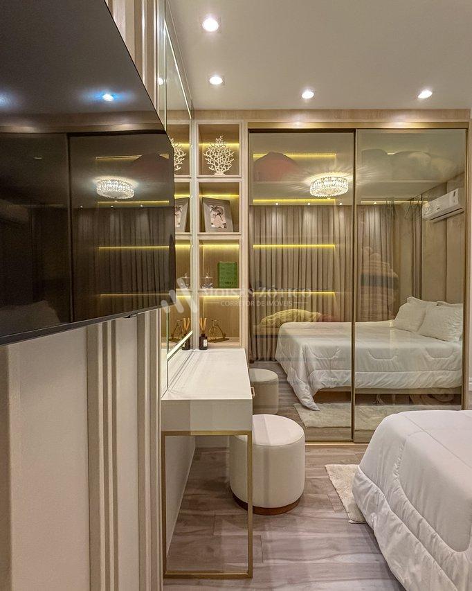Apartamento finamente mobiliado com vista para o mar Rua 123 Itapema - 