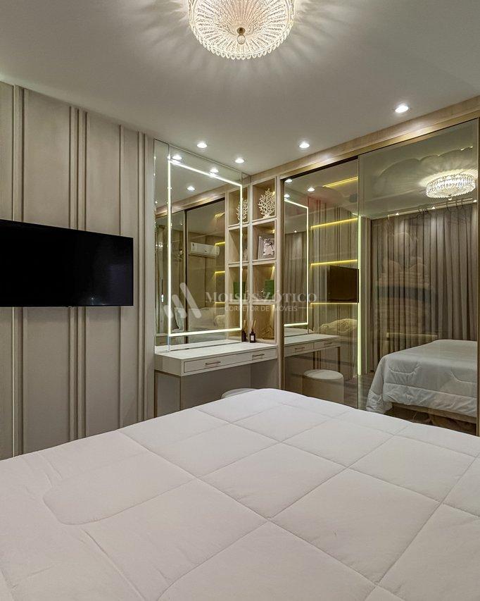 Apartamento finamente mobiliado com vista para o mar Rua 123 Itapema - 