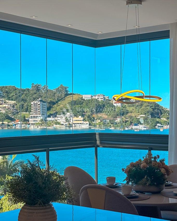 Apartamento finamente mobiliado com vista para o mar Rua 123 Itapema - 