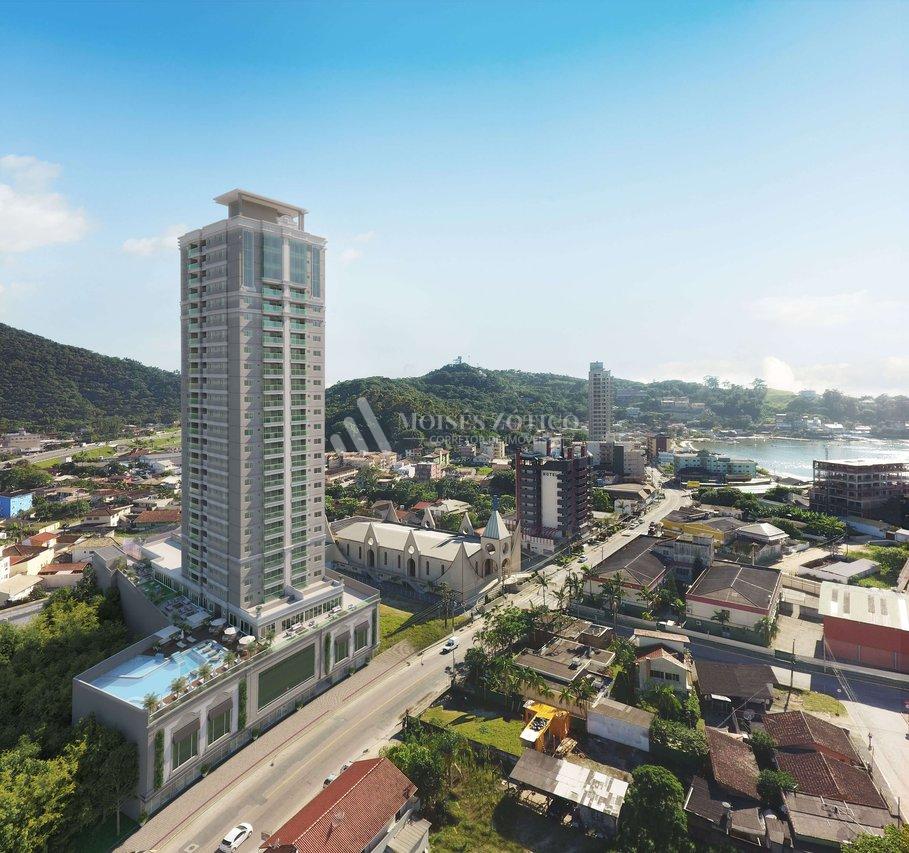 Apartamento de 3 domitórios no Canto da Praia Rua Governador Celso Ramos Itapema - 