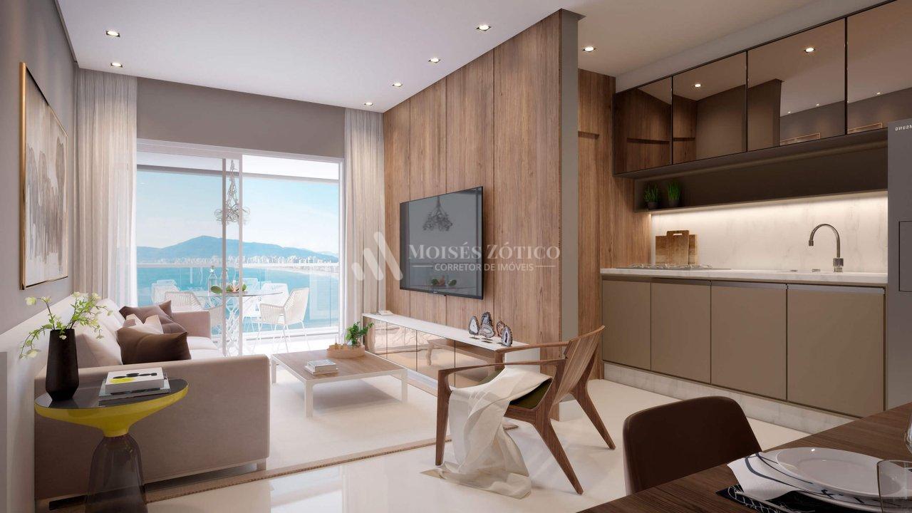 Apartamento de 3 domitórios no Canto da Praia Rua Governador Celso Ramos Itapema - 