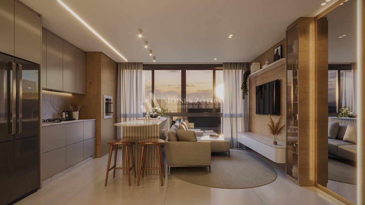 Apartamento de 2 suítes em Balneário Perequê Rua Carolina Ramos Porto Belo - 