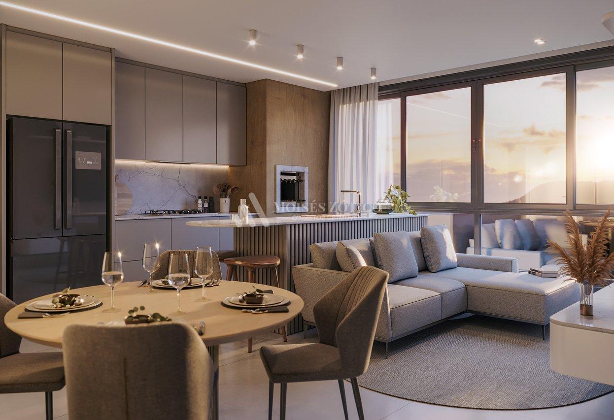 Apartamento de 2 suítes em Balneário Perequê Rua Carolina Ramos Porto Belo - 