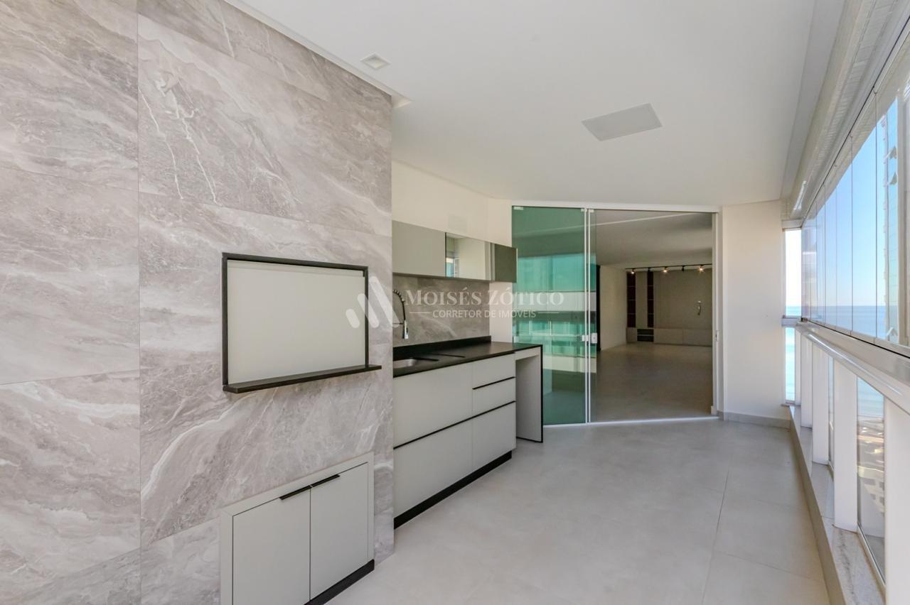Apartamento semimobiliado de 4 suítes em Meia Praia Rua 234 Itapema - 