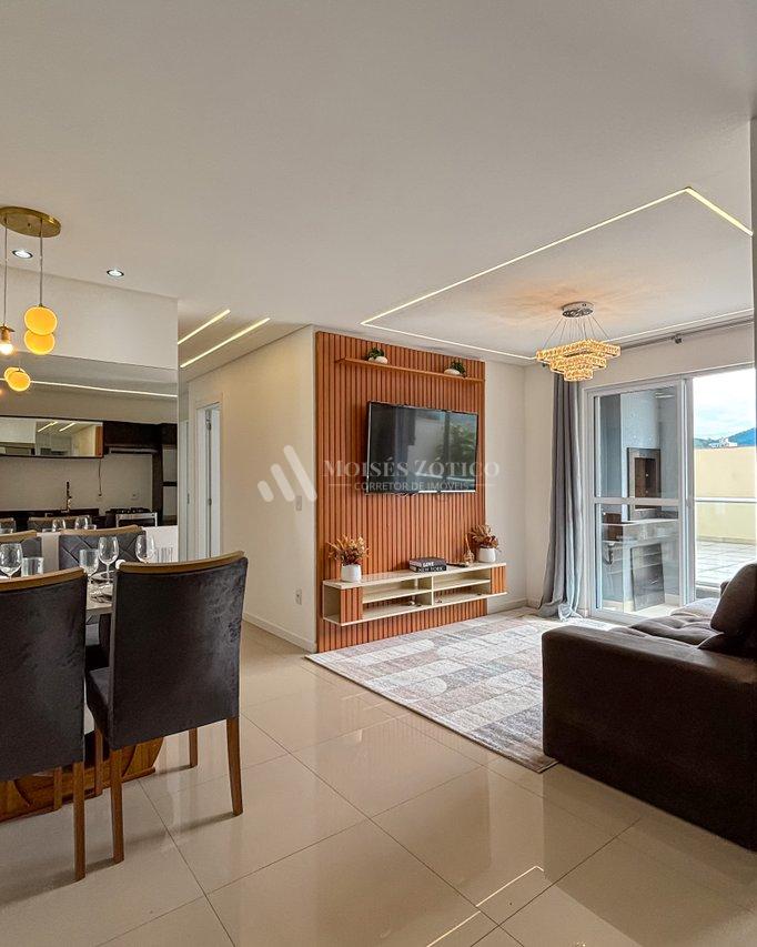 Apartamento mobiliado com terraço em Itapema Rua 600 Itapema - 