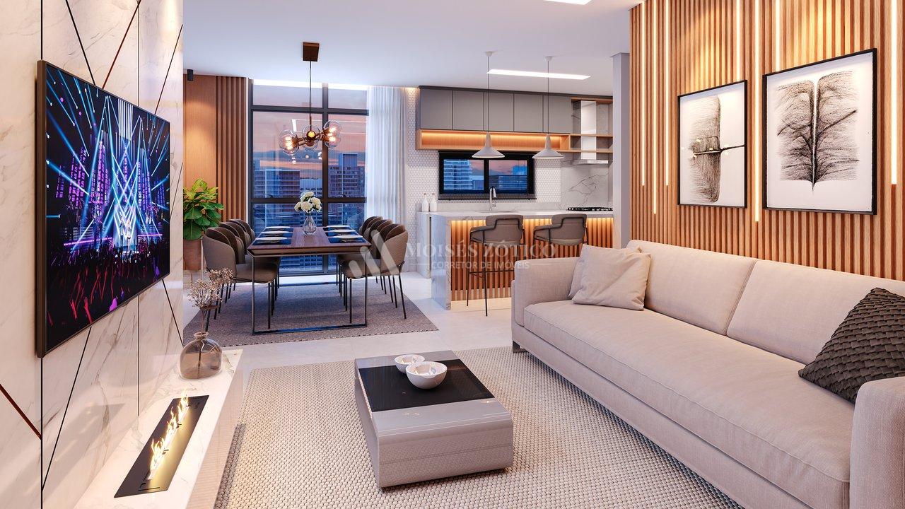 Apartamento com 3 suítes em Meia Praia Rua 266 Itapema - 