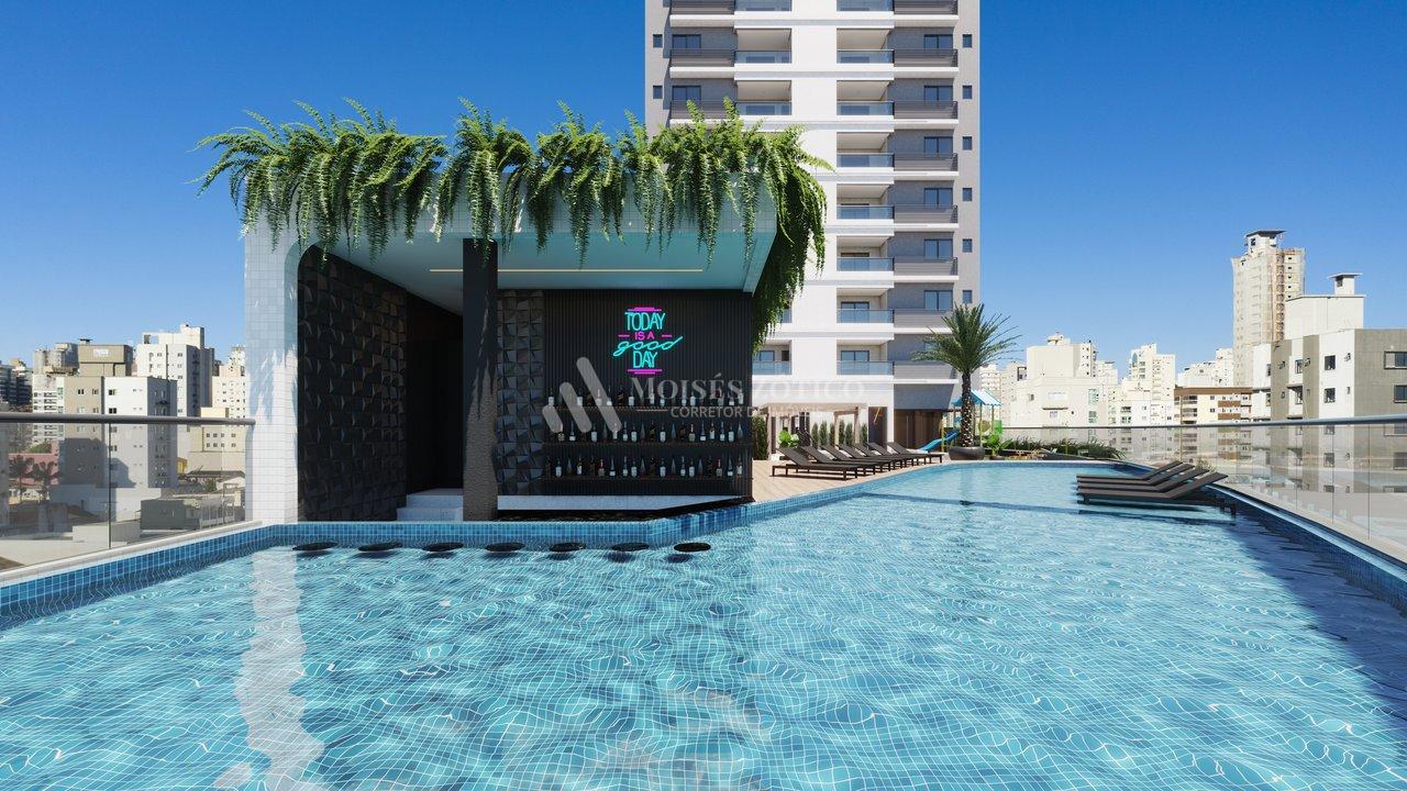 Apartamento com 3 suítes e 2 vagas de garagem em Meia Praia Rua 256 Itapema - 