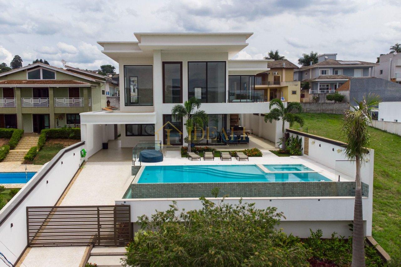 Casa com 4 dormitórios à venda, 471 m² por R$ 4.700.000 - Shamballa II - Atibaia/SP Estrada Hisaichi Takebayashi Atibaia - 