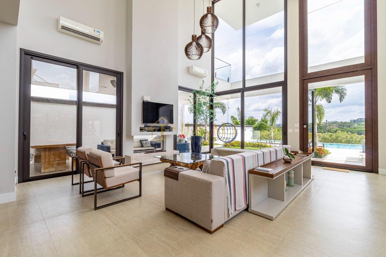 Casa com 4 dormitórios à venda, 471 m² por R$ 4.700.000 - Shamballa II - Atibaia/SP Estrada Hisaichi Takebayashi Atibaia - 