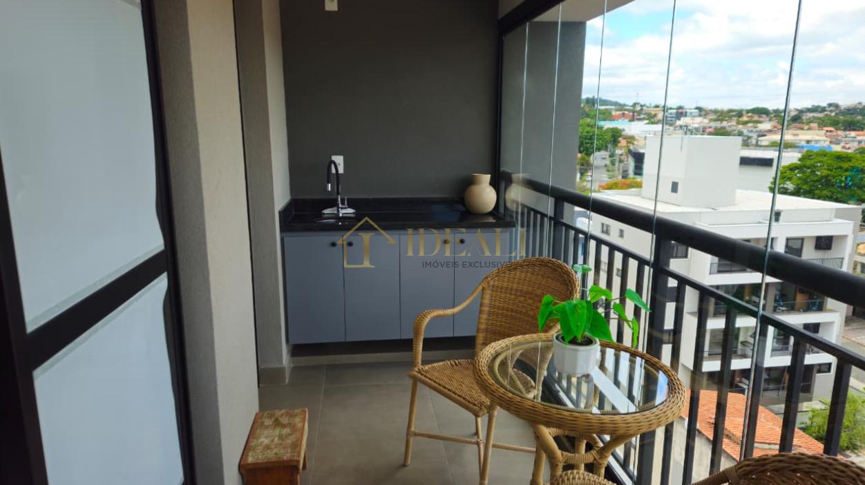 Apartamento com planejados em Atibaia Vértice carraro 1 dormitório Avenida Santana Atibaia - 