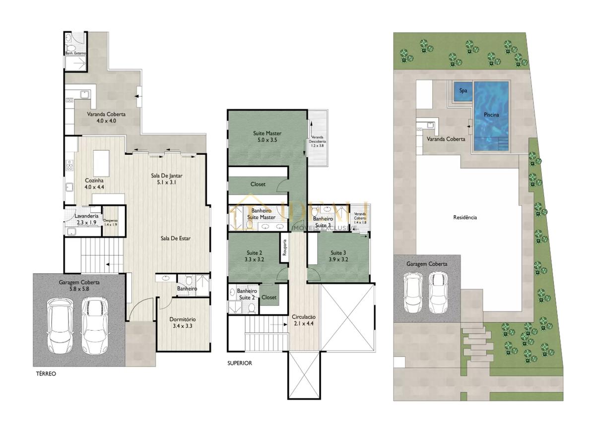 Casa de alto padrão em condomínio fechado 4 suítes  Atibaia - 