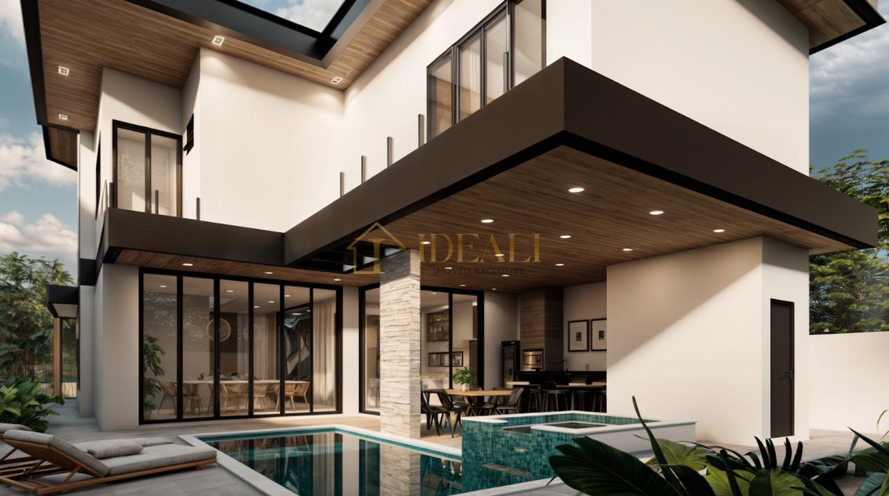 Casa de alto padrão em condomínio fechado 4 suítes  Atibaia - 