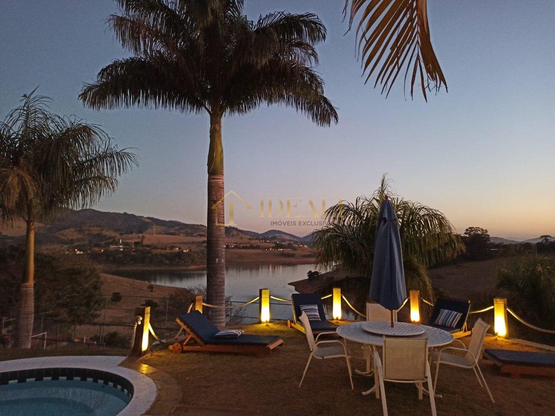 MARAVILHOSA CHÁCARA MOBILIADA, PÉ NA ÁGUA NA REPRESA  JOANOPOLIS - 