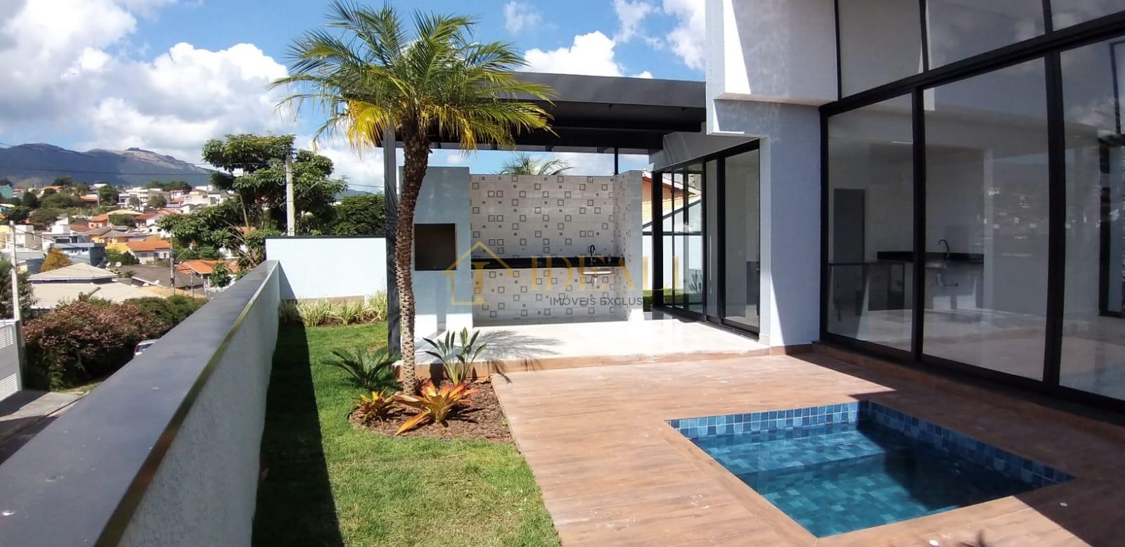 Resid&ecirc;ncia de Alto Padr&atilde;o com &Aacute;rea Gourmet e Su&iacute;te Master  Rua Guarujá Atibaia - 