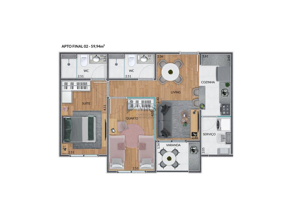 🏡 Apartamento à venda – Condomínio Vallis Residencial, Jundiaí/SP Avenida Doutor Manoel Ildefonso Archer de Castilho Jundiaí - 