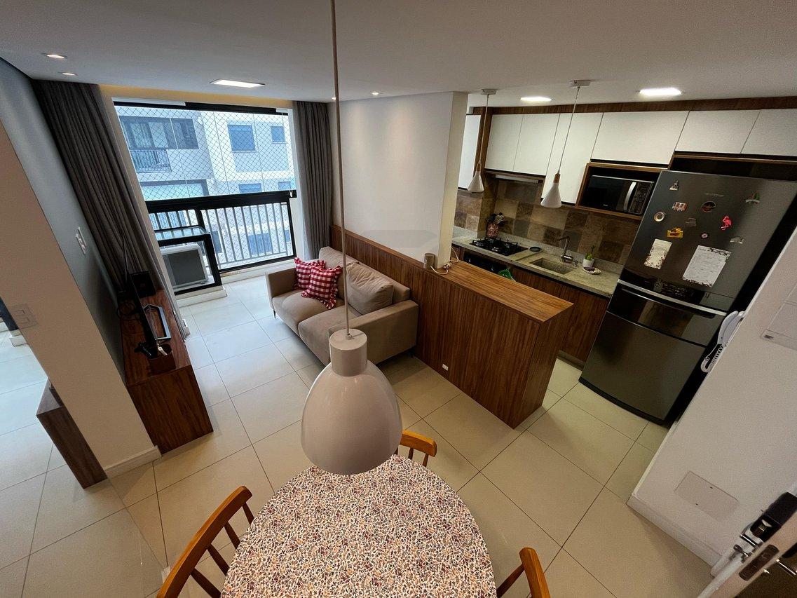 Apartamento com 48m² mobiliado, 2 quartos e 1 vaga Parque Central Osasco-SP Rua Professor Luis Eulalio de Bueno Vidigal Osasco - 
