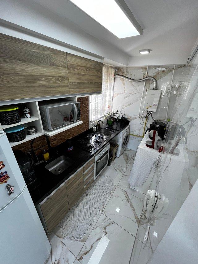 Apartamento 39m² reformado e semi mobiliado 2 Dormitórios 1 vaga Cond.Novo Horizonte Terra Rua Valdir Soares Lopes Osasco - 