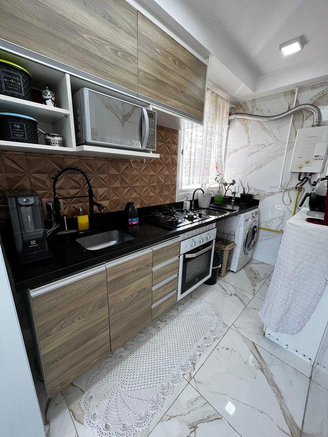 Apartamento 39m² reformado e semi mobiliado 2 Dormitórios 1 vaga Cond.Novo Horizonte Terra Rua Valdir Soares Lopes Osasco - 
