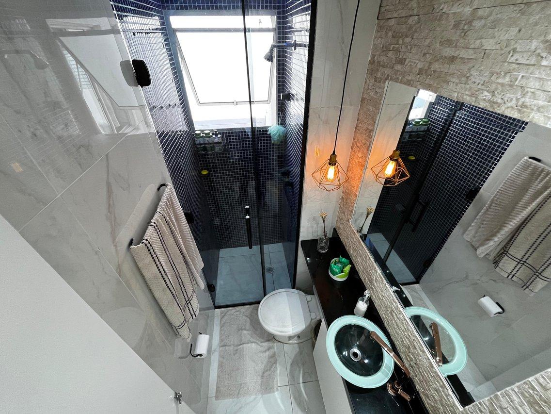 Apartamento 39m² reformado e semi mobiliado 2 Dormitórios 1 vaga Cond.Novo Horizonte Terra Rua Valdir Soares Lopes Osasco - 