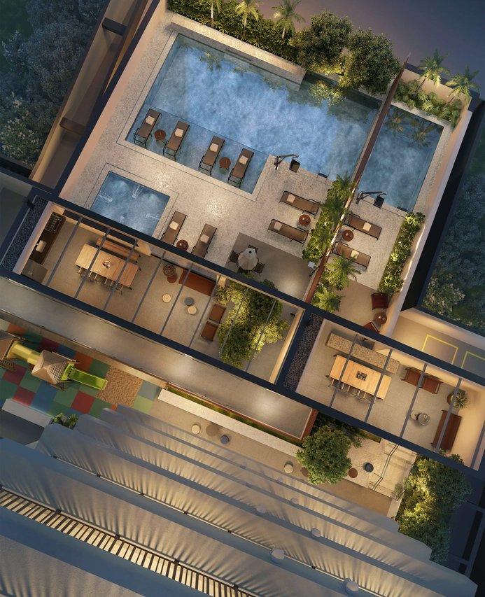 Ultima unidade - Apartamento com 2 Suítes no condominio Highlights Jardim Prudencia Rua dos Cafezais São Paulo - 