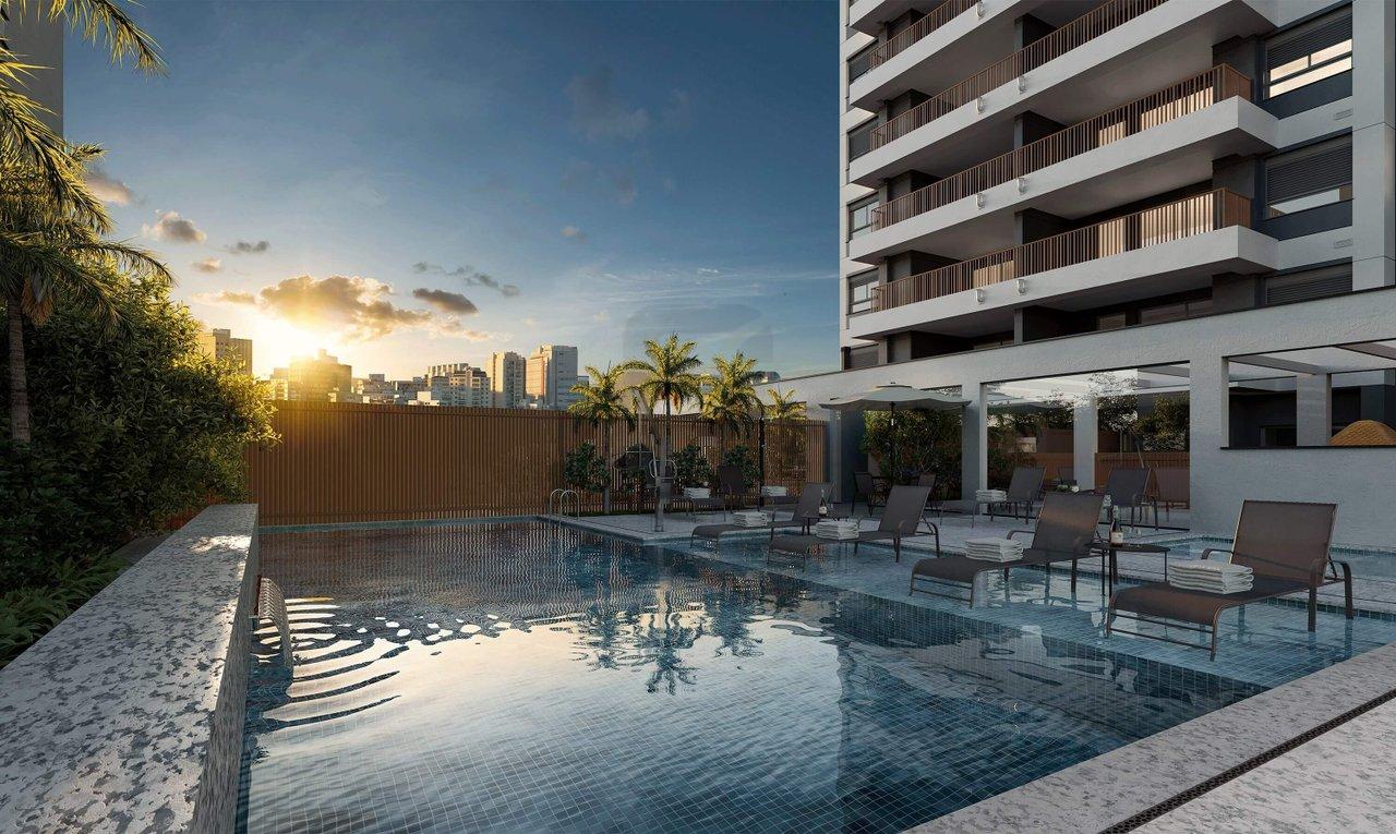 Ultima unidade - Apartamento com 2 Suítes no condominio Highlights Jardim Prudencia Rua dos Cafezais São Paulo - 